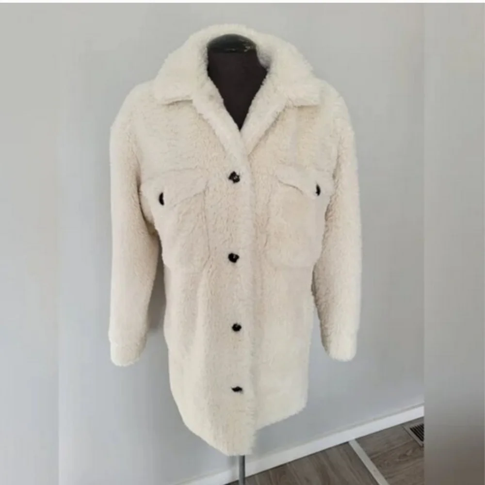 Cozy Teddy Jacket Size S - Picture 4 of 5